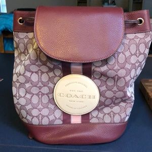 Coach backpack gently loved